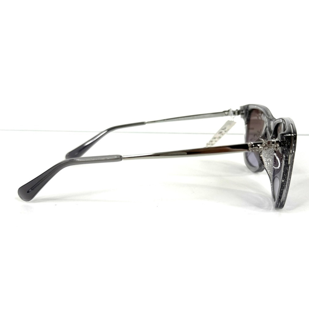 COACH Transparent Grey Glitter Sunglasses HC8279U 556968 NEW 51mm - Picture 10 of 15
